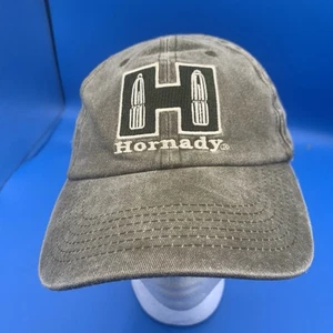 Hornady Strapback Hat Adult One Size Adjustable Embroidered 6 Panel Cotton - Picture 1 of 10