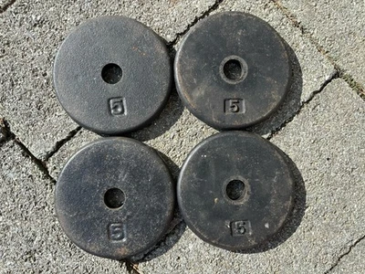 5 lb Pancake Style Weight Plates - Lot Of 4 - Image 1 of 2
