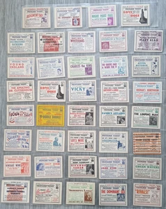 38 entradas de teatro Privilege vintage Aldwych Savoy Piccadilly años 30 muy raras - Imagen 1 de 20