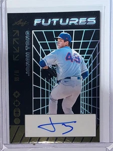 2024 Leaf Futures Bree Hall Jonah Tong autógrafo automático dorado #d/99 - Imagen 1 de 1