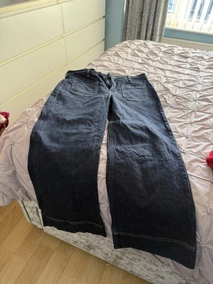Ladies Size 16 Wide Leg River Island Jeans - Image 1 of 4