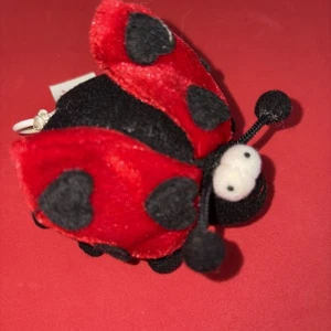 VTG. GUND LOVEY BUGS LADYBUG PLUSH ZIP ALONGS VIBRATES 2.5” - Picture 1 of 6