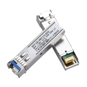 1  Pair 3KM Single-Mode Fiber SMF LC Simplex Connector SFP Transceiver Module b - Picture 1 of 13