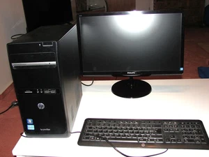 Hp Pavilion Destop PC Komplettset mit Monitor und Zubehör - Bild 1 von 8