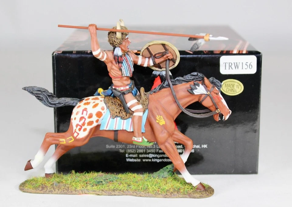 King & Country The Real West-Brave Bear-Cheyenne Dog Soldier TRW156 Foto 1 de 1