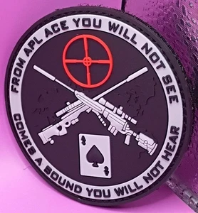 Parche táctico de PVC Ghost Strike - Imagen 1 de 7