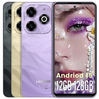 LAGENIO A11 Android 15 Smartphone Dual SIM 12GB+128GB/1TB 120Hz 6.7” Handy GPS - Bild 1 von 4