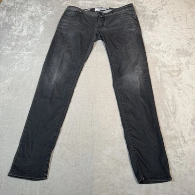 Jacob Cohen Jeans Mens 38 Black Medium Wash Denim Handmade Premium Edition - Image 1 of 4