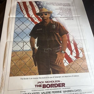 Original 1982 Movie House Poster “THE BORDER” 27X41 Harvey Keitel Valarie Perrin - Picture 1 of 15