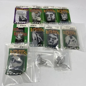 Reaper Dark Heaven Legends Lot 11 28mm Unpainted Metal Succubus Angel Devil NOB - Picture 1 of 8