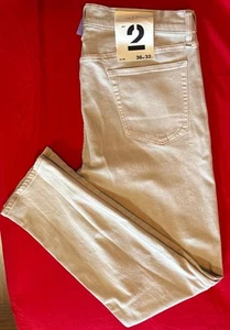NWT Rag & Bone Jeans RB 2 Slim Fit 36 x 32 Sand Beige Cotton Blend MSRP $228 - Picture 1 of 13