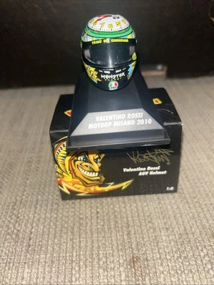 Minichamps 1/8 Scale 398 100056 - AGV Helmet Moto GP Misano 2010 V. Rossi - Image 1 of 4