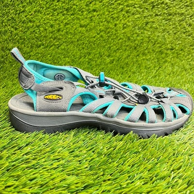 Sandalias Keen Whisper para mujer talla 9 gris azul playa caminar informales agua senderismo Foto 1 de 4