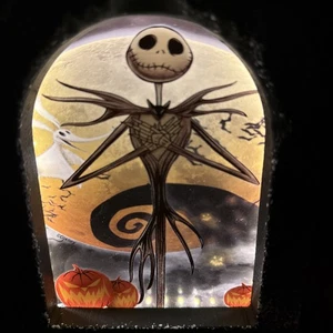 Disney's Nightmare Before Christmas Jack Skellington LED Desktop Tombstone New. - Picture 1 of 23