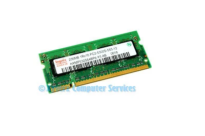 HYMP532S64BP6-Y5 GENUINE HYNIX LAPTOP MEMORY 256MB 1RX16 PC2-5300S-555-12(CA67) - Image 1 of 2