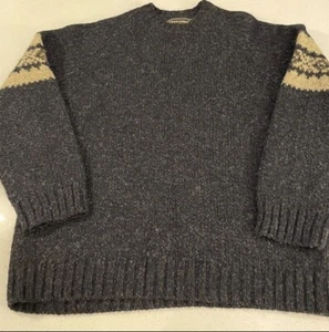 Abercrombie Fitch schwerer Pullover große Wolle Rundhals Armbänder - Bild 1 von 5