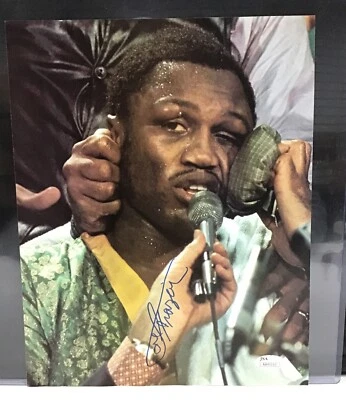 Heavyweight Champ Joe Frazier Autographed Magazine Page  JSA ￼sticker Only - Image 1 of 3