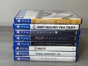 Lot of 8 Sony PlayStation 4 PS4 Game Bundle - Star Wars, Final Fantasy, & MORE - Picture 1 of 15