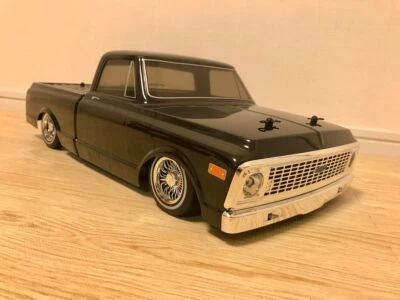1972 Chevy C10 Low Rider Custom 1/10 RC Hersteller montiert RTR Full Set Wi - Bild 1 von 4