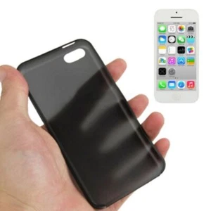 Etui ochronne Case Ultra cienkie 0,3mm do telefonu komórkowego Apple iPhone 5C czarne - Zdjęcie 1 z 5