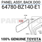 64780Bz140e1 Genuine Toyota Panel Assy, Back Doo 64780-Bz140-E1