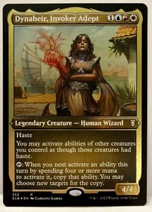 Dynaheir, Invoker Adept -Etched Foil-#532-Commander Legends:Battle for Baldur-NM - Picture 1 of 2