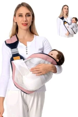 Shiaon Portabebés Portabebés Un Hombro para Bebé, Malla Ligera Foto 1 de 2