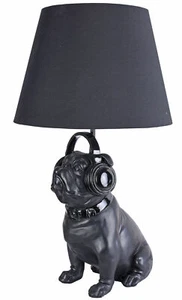 Table Lamp Pug Over-Ear Light Dog Figure Lamp 54Cm Table Light Pug Figure - Picture 1 of 5