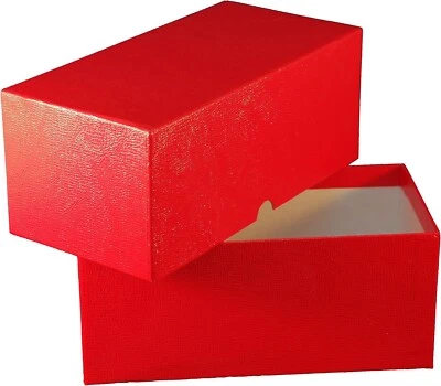 Modern Currency Storage Red Box Durable Strong Paper Money Banknote Top Quality - Image 1 of 4