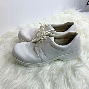Spring Step Damengröße 8,5 M weiße Schnürschuhe zum Binden Turnschuhe ölrutschfest - Bild 1 von 5