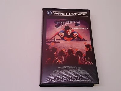 Superman II 2 - Allein gegen alle 1980 VHS German PAL Warner Home Video Großbox - Bild 1 von 4