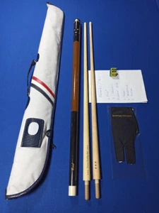 Queue Set für Karambolage- oder Pool Billard mit Tasche, Handschuh , Kreide - Bild 1 von 8