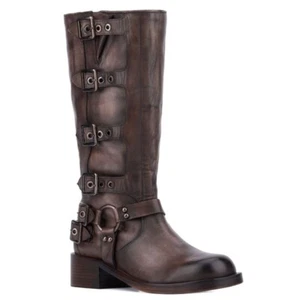 NEW Vintage Foundry Co. Women's Constance Tall leather Boots SIZE 8.5 - Picture 1 of 8