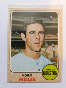 1968 TOPPS NORM MILLER #161 EX/MT SPEDIZIONE COMBINATA - Foto 1 di 2