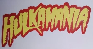 Hulkamania 6x3 Zoll Vinyl Aufkleber Aufkleber, Hollywood Hulk Hogan, Neu ohne Etikett, Außenstehende! - Bild 1 von 2