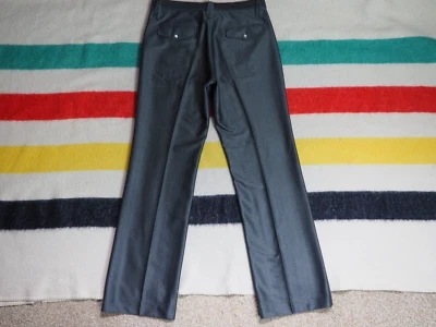 Pantalones de vaquero formales de colección años 70 EE. UU. gris oeste 32x31 poli rodeo EE. UU. Foto 1 de 4