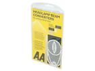 AA Headlight Beam Converters EU Euro Car Headlamp Deflectors Adaptor Travel Lens