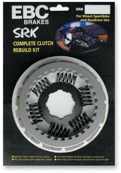 EBC SRK Complete Clutch Rebuild Kit w/ Friction/Separator Plates, Springs SRK3 - Imagem 1 de 1