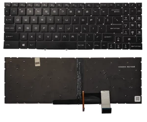Englische US Tastatur MSI Katana GF66 11SC 11UC 12UGS 12UD GL66 12UGK 12UEK 11UDK - Bild 1 von 2