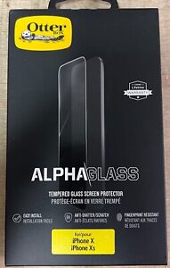 OTTERBOX ALPHA GLASS SERIES Screen Protector for iPhone Xs & X - Clear