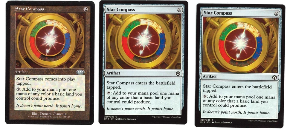 MTG Planeshift/Iconic Masters - 3x Star Compass - NM - Image 1 of 1