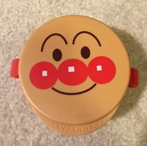 Anpanman Spill Proof Food Snack Plastic Container Cup Lid Baby Kids Japan Anime - Foto 1 di 11