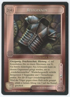 1996 Middle-Earth The Dragons Belegennon GERMAN PROMO - MINT & UNPLAYED - Image 1 of 2