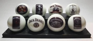 Super schönes 8er Set JackDaniels Glasmurmeln mit Ständer - Bild 1 von 1