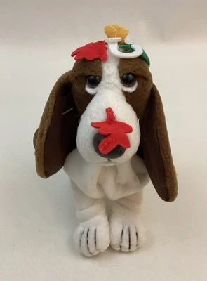 Applause Hush Puppies September Plush Puppies of the Month Rolling In Leaves NOS - Image 1 of 4