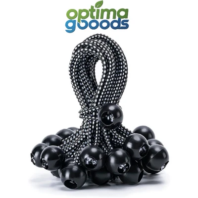 30 Pack 6” Ball Bungee Cords Heavy Duty Tarp Tie Down Canopy Camping Awning. - Image 1 of 4