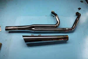 1460 95 HARLEY-DAVIDSON SUPERTRAPP 2 INTO 1 EXHAUST EVO FLH MUFFLER - Picture 1 of 12