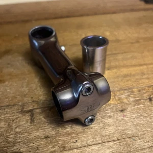 Vintage 3TTT Threadless MTB 1-1/8" Vorbau 110mm Länge + 25,4 Shim 90er MTB Italy - Bild 1 von 19