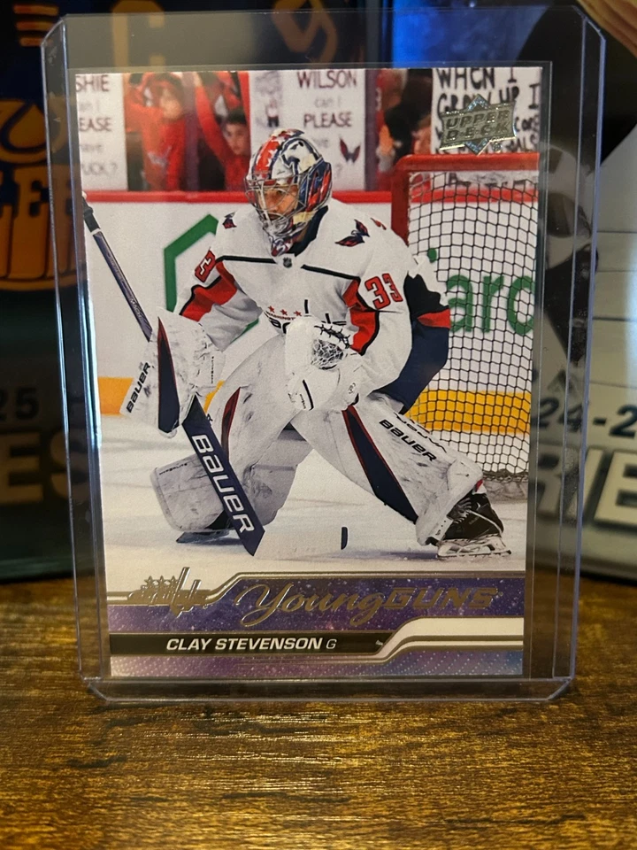 2023-24 UPPER DECK SERIES 2 CLAY STEVENSON YOUNG GUNS #457 - Image 1 of 1