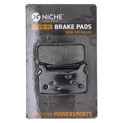 NICHE Brake Pad Set for Polaris 800 Trail Indy 500 Supersport Rear Semi-Metallic - Image 1 of 4